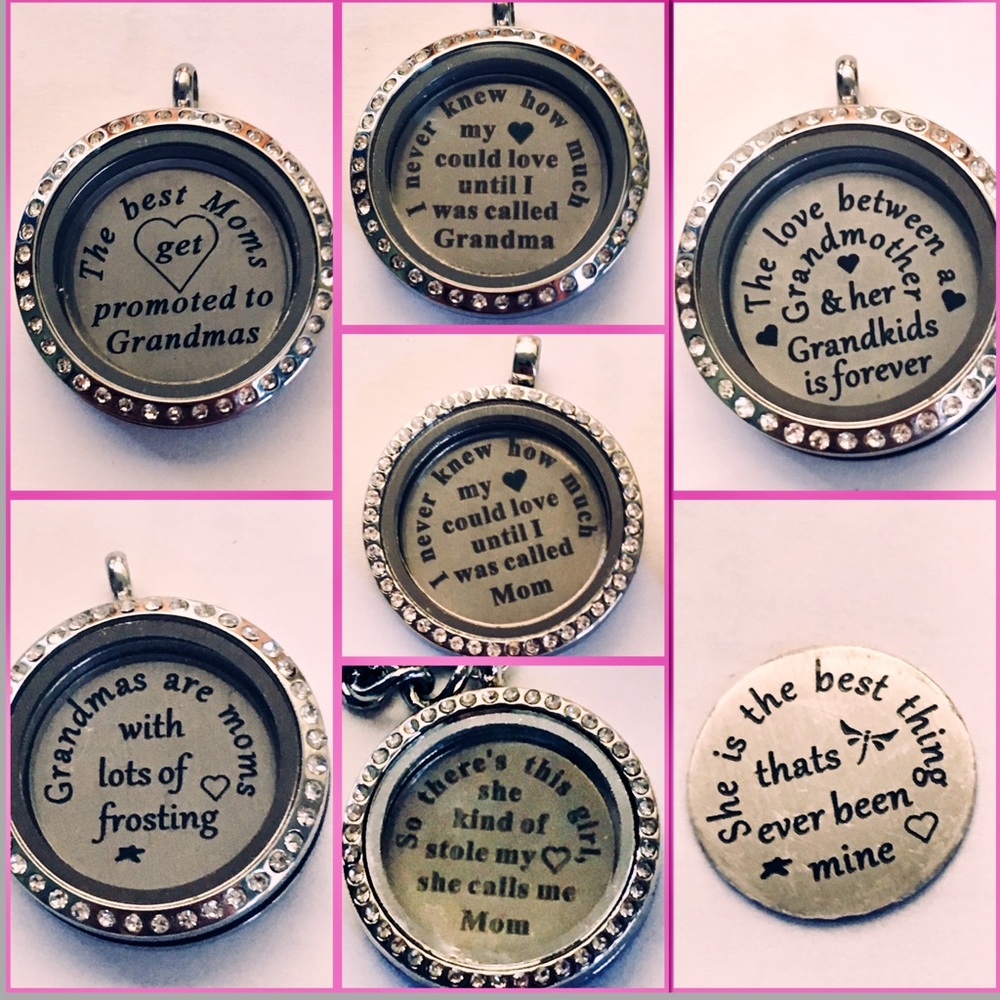Floating Lockets are Amazing Gifts for Grandmas! Charms & Background Included!
